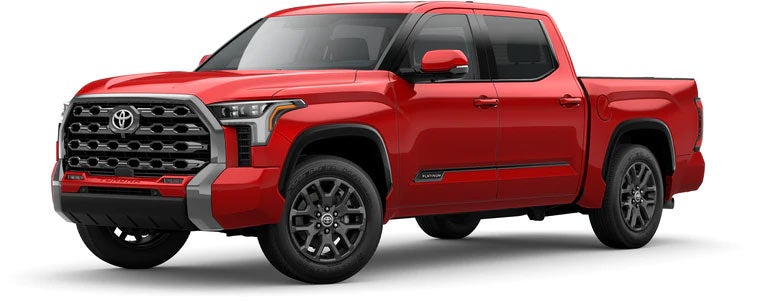 2022 Toyota Tundra in Platinum Supersonic Red | Bruner Toyota Early in Early TX