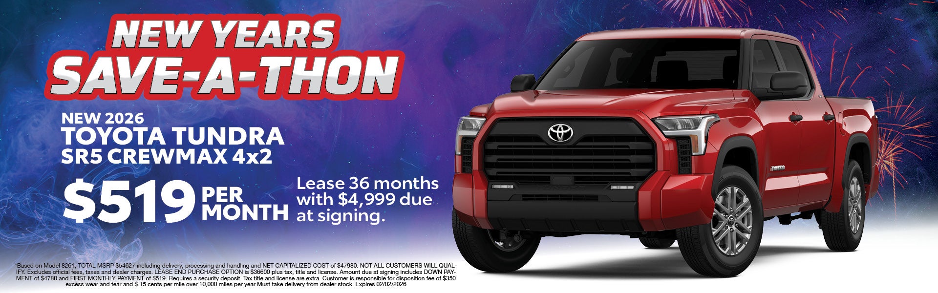 New 2026 Tundra SR5Crewmax