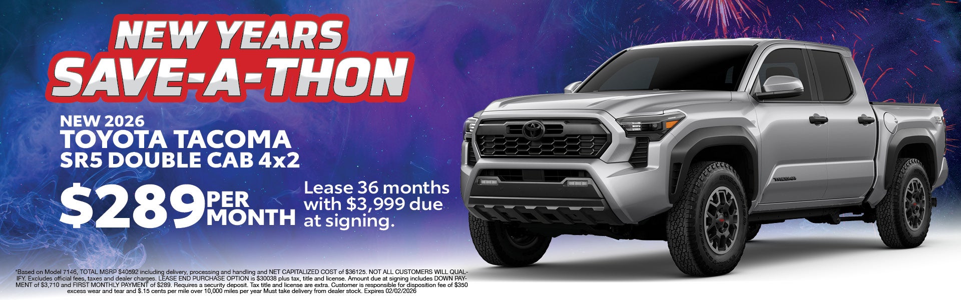 New 2026 Tacoma SR5 Double Cab