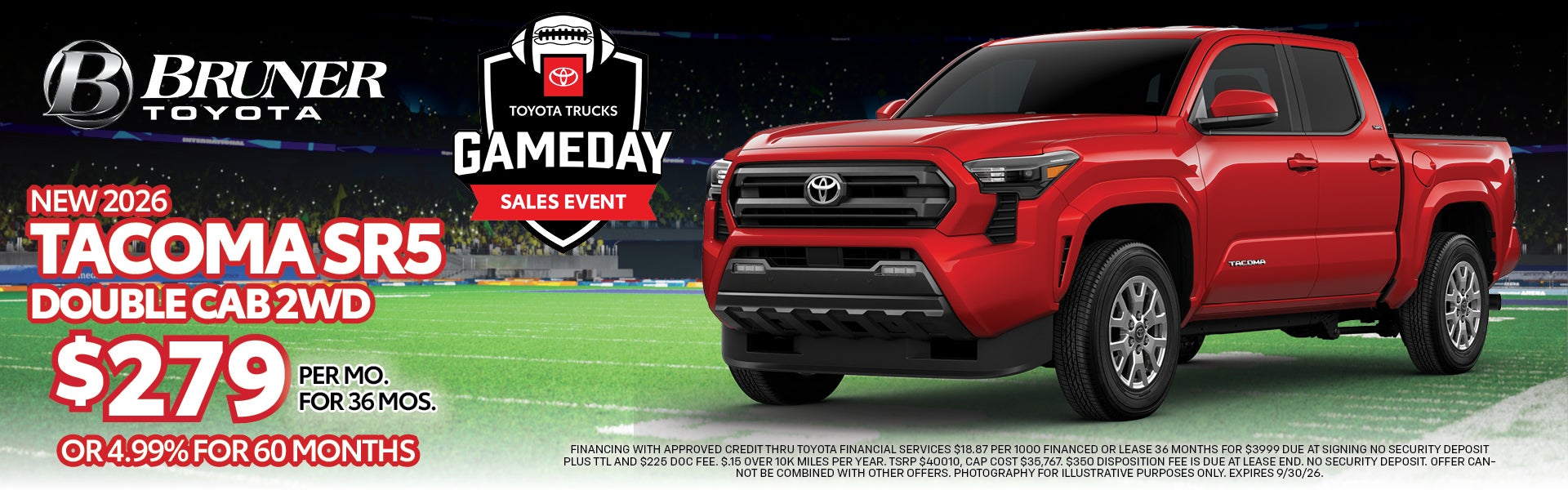 New 2026 Tacoma SR5 Double Cab 2WD 